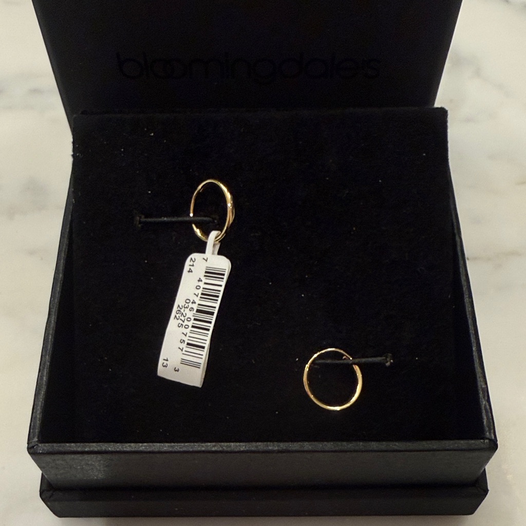 Bloomingdale's Fine Jewelry 14k Yellow Gold Small Endless Hoop Earrings